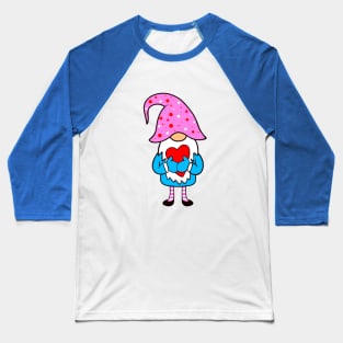 FUNNY Valentine Gnome Baseball T-Shirt